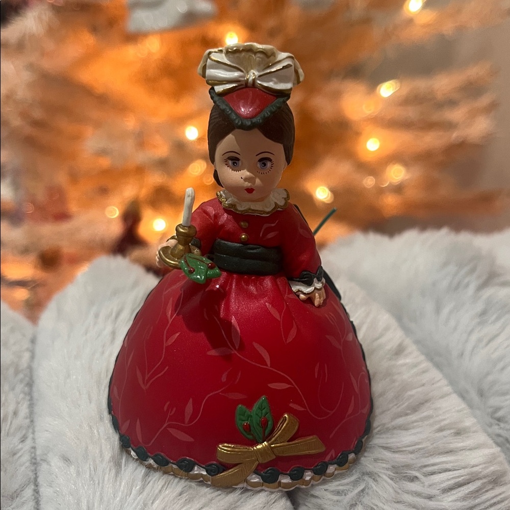 Hallmark Keepsake Madame Alexander Victorian Christmas Ornament in Red and Green